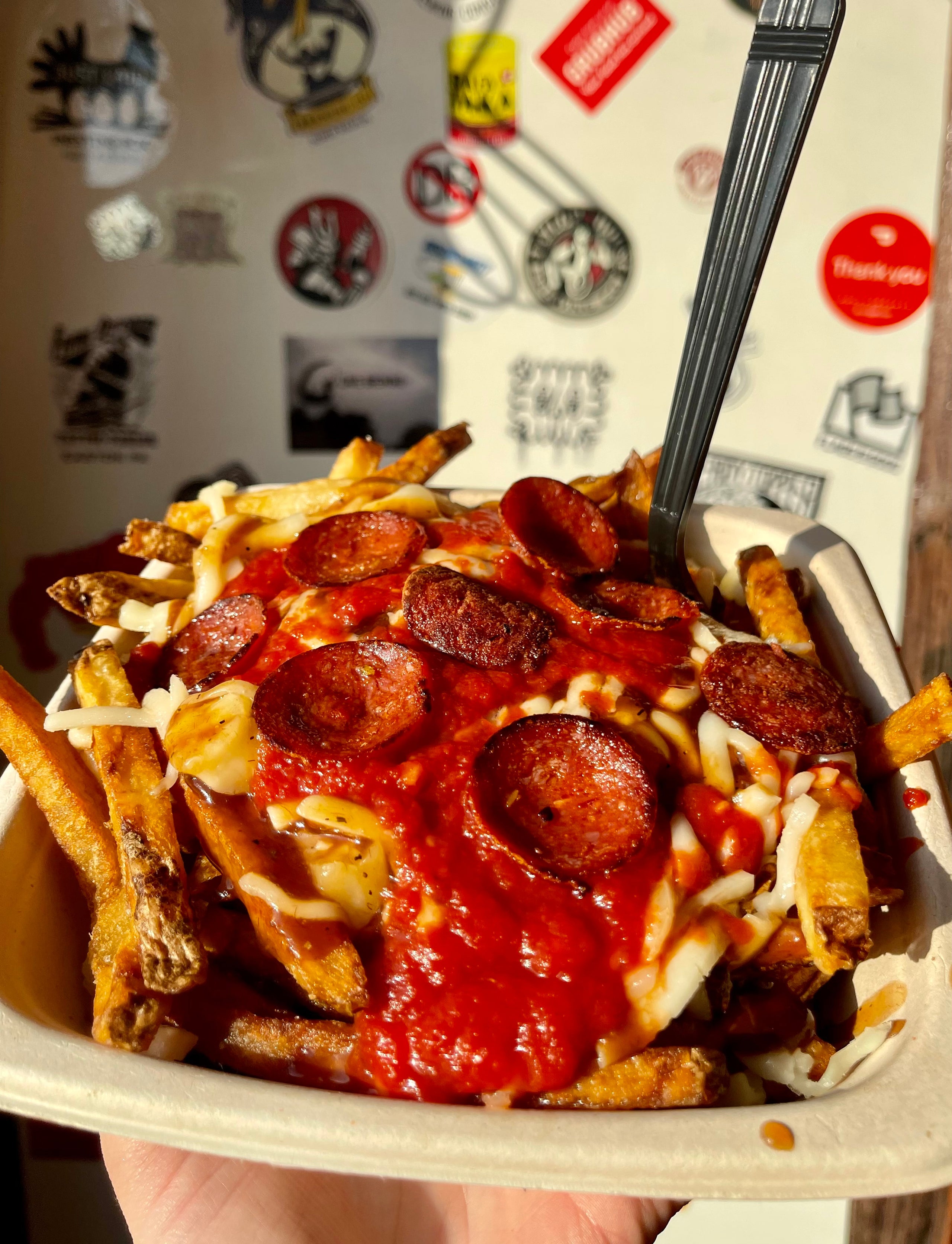 Pizza Poutine The Flying V Poutinerie